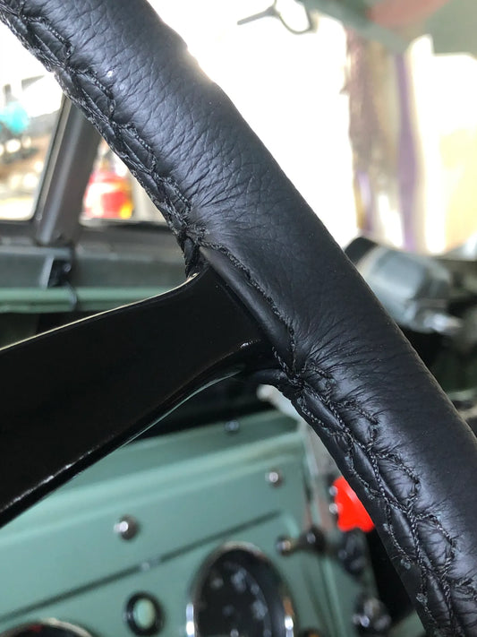 Leather Steering Wheel Cover
