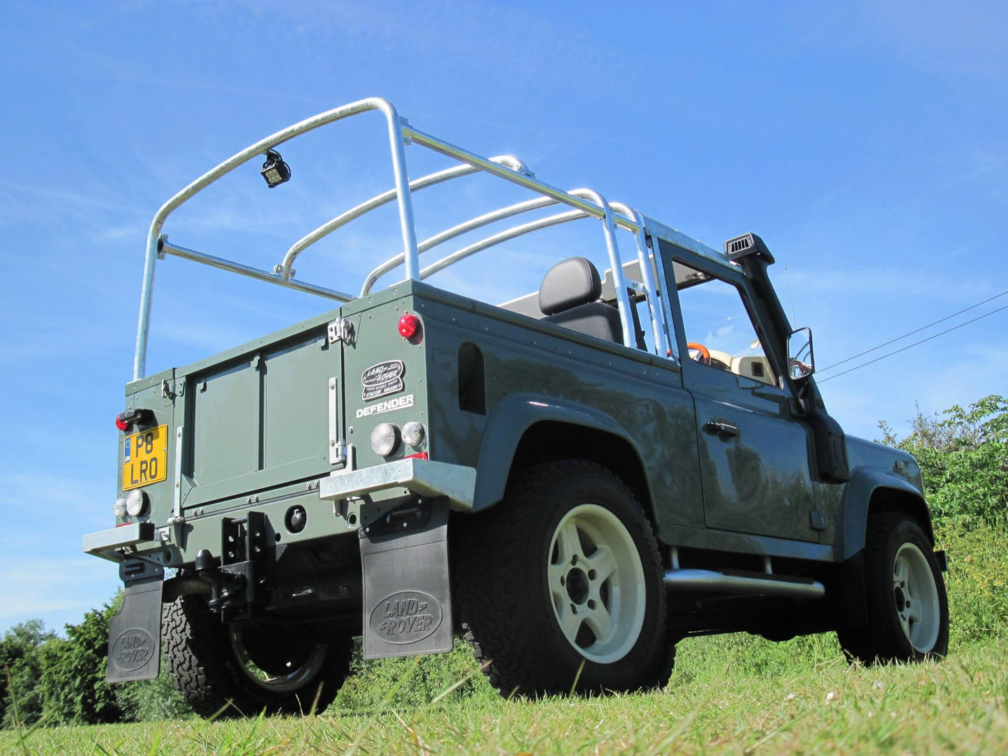 Heavy Duty Hood Sticks for a Defender / Series