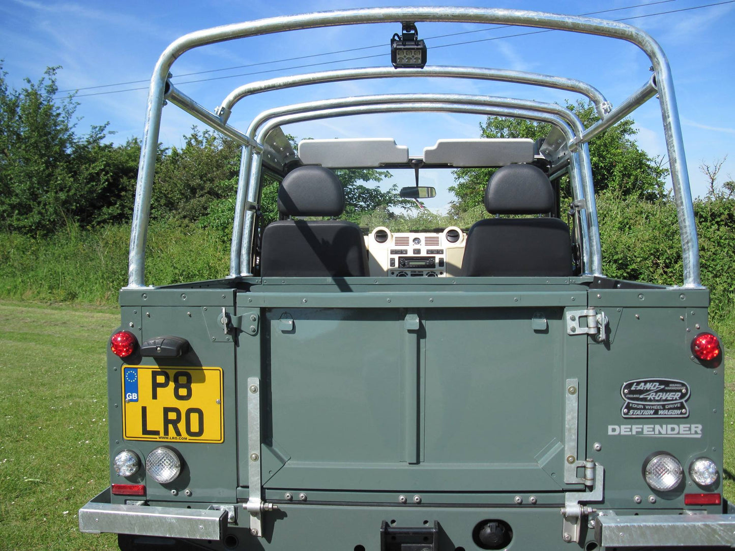 Heavy Duty Hood Sticks for a Defender / Series
