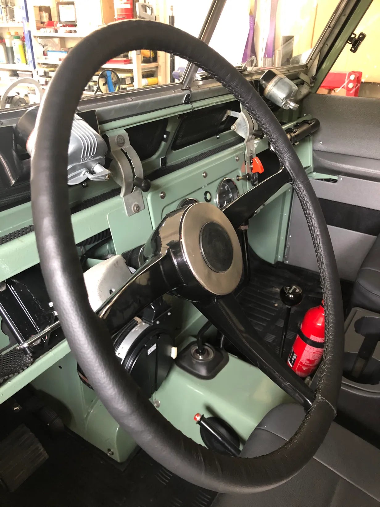 Leather Steering Wheel Cover