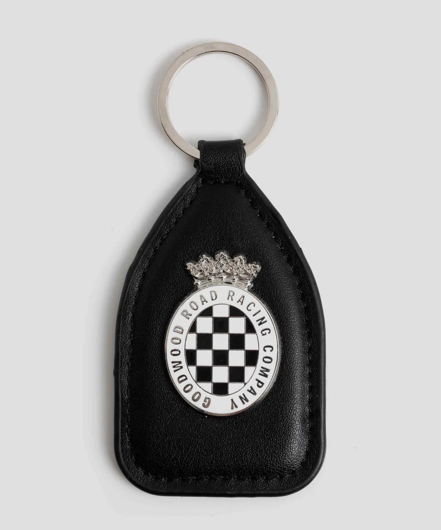 Key Fob Black Leather